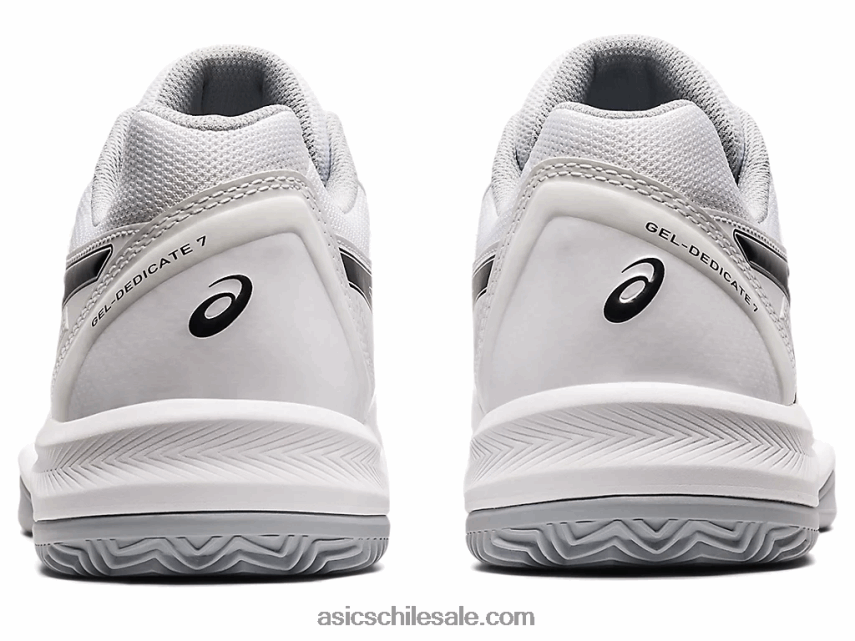 hombres Asics gel-dedicate 7 arcilla R8N4461583 blanco negro
