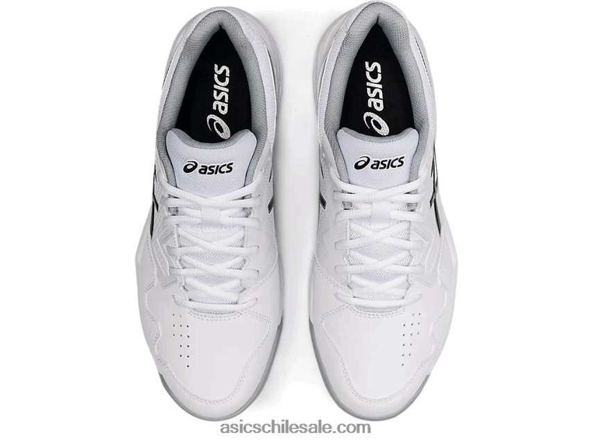 hombres Asics gel-dedicate 7 arcilla R8N4461583 blanco negro