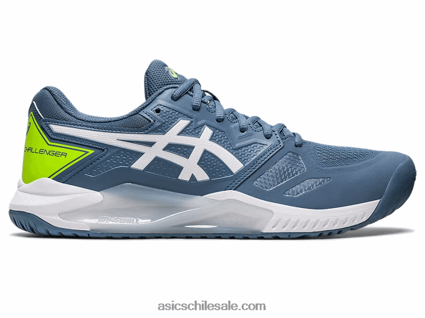 hombres Asics gel-desafiador 13 R8N446172 acero azul/blanco
