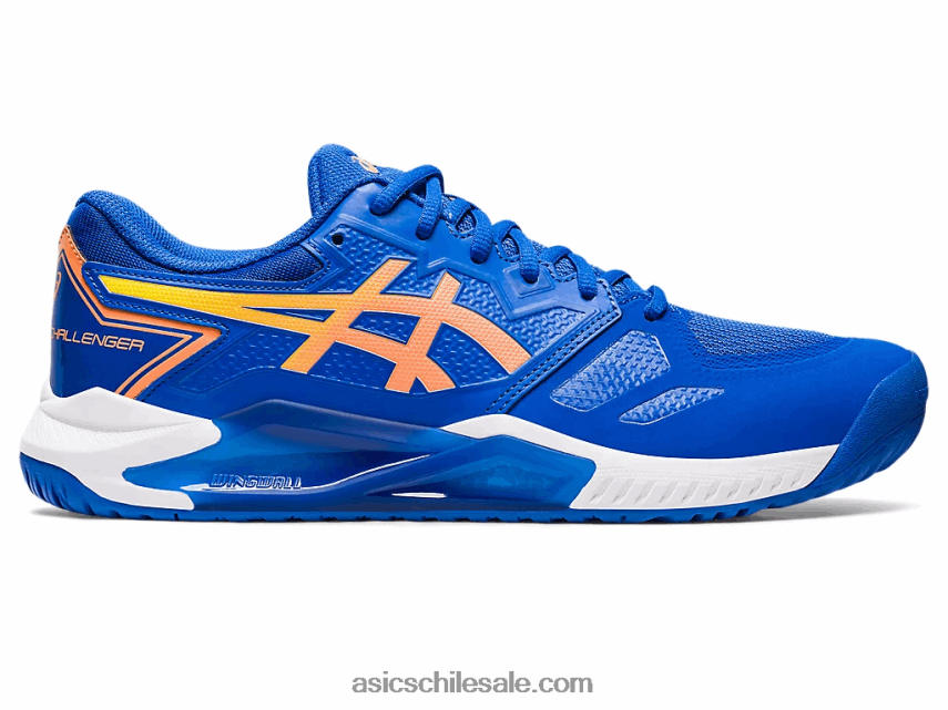 hombres Asics gel-desafiador 13 R8N44669 azul atún/melocotón sol