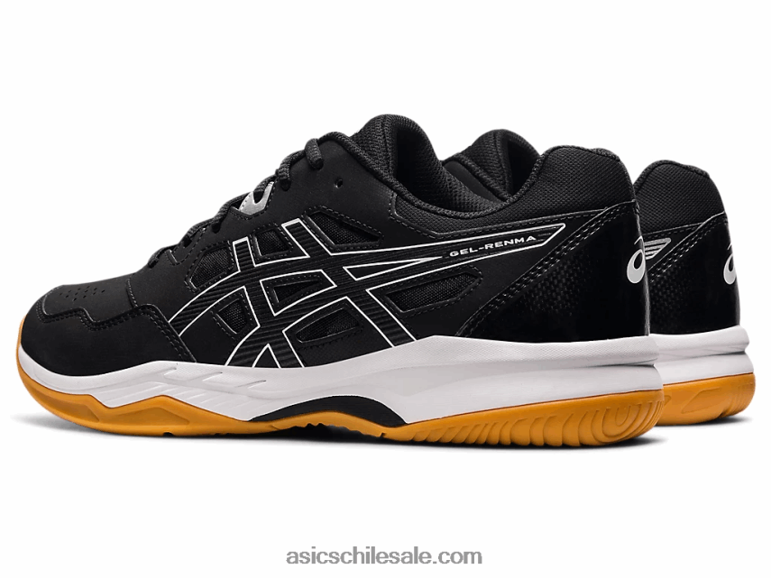 hombres Asics gel-renma R8N4461769 blanco negro