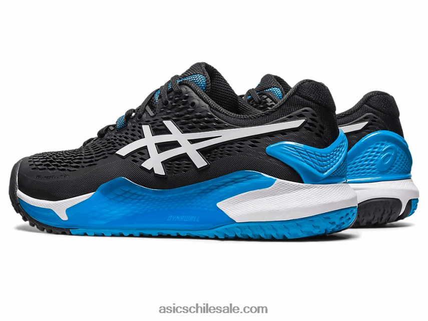 hombres Asics gel-resolución 9 oc de ancho R8N446567 blanco negro