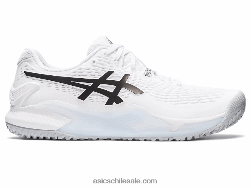 hombres Asics gel-resolucion 9 oc R8N446507 blanco negro