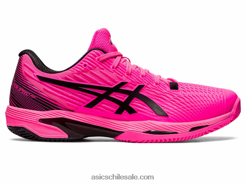 hombres Asics solución velocidad ff 2 arcilla R8N44650 rosa intenso/negro