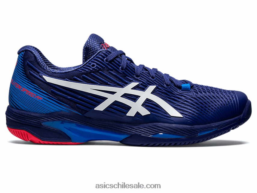hombres Asics velocidad de solución ff 2 R8N4461151 buceo azul/blanco