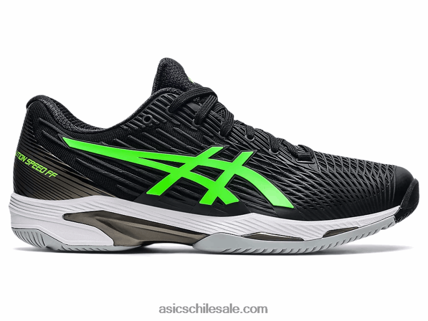hombres Asics velocidad de solución ff 2 R8N4461541 gecko negro/verde