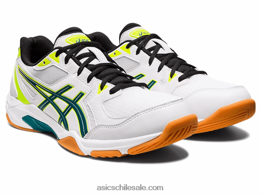 hombres Asics gel-cohete 10 R8N4461131 blanco/pino aterciopelado