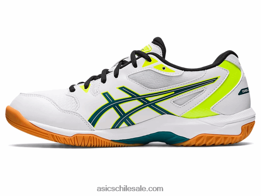 hombres Asics gel-cohete 10 R8N4461131 blanco/pino aterciopelado