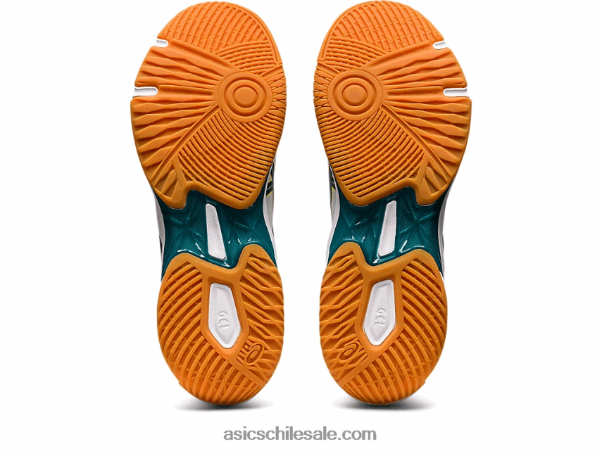 hombres Asics gel-cohete 10 R8N4461131 blanco/pino aterciopelado