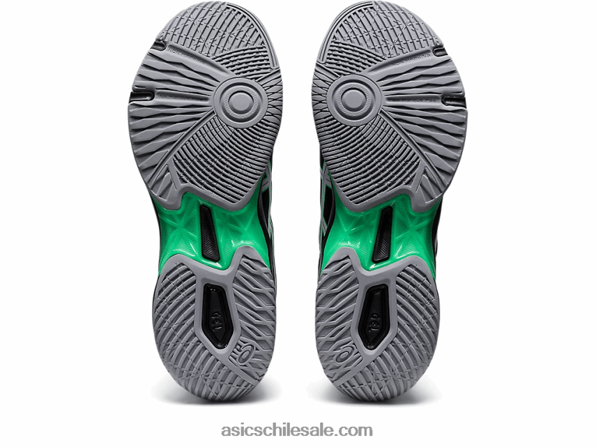 hombres Asics gel-cohete 10 R8N4461150 negro/hoja nueva