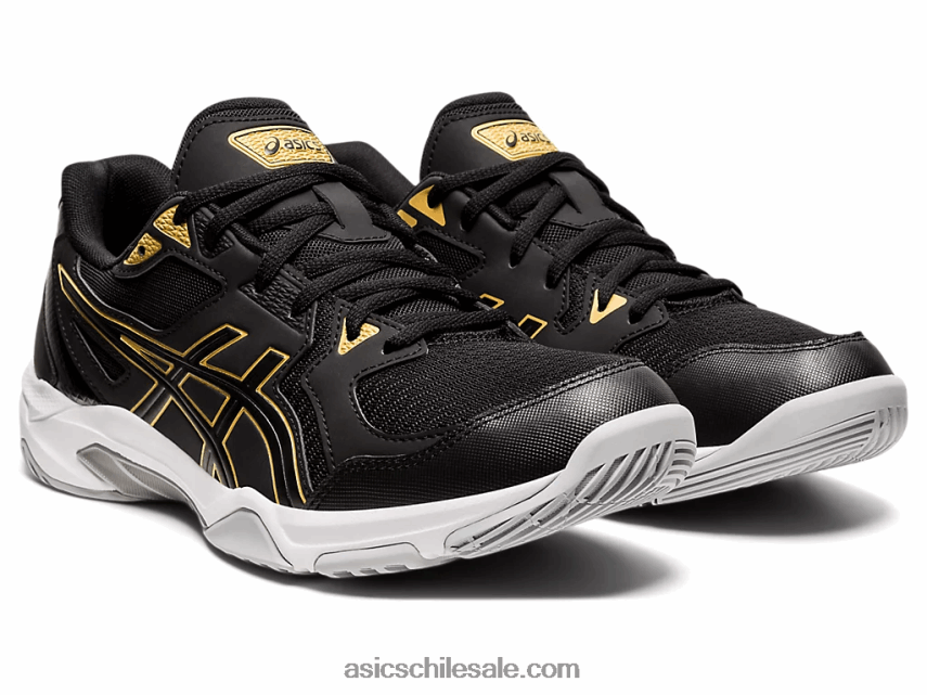 hombres Asics gel-cohete 10 R8N4461888 negro/oro puro