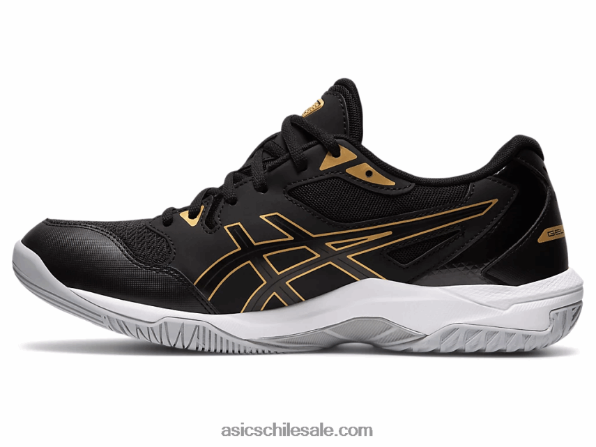 hombres Asics gel-cohete 10 R8N4461888 negro/oro puro