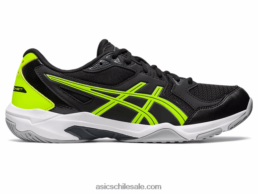 hombres Asics gel-cohete 10 R8N44637 negro/gris portador