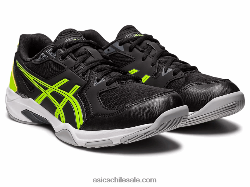 hombres Asics gel-cohete 10 R8N44637 negro/gris portador