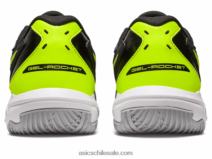 hombres Asics gel-cohete 10 R8N44637 negro/gris portador