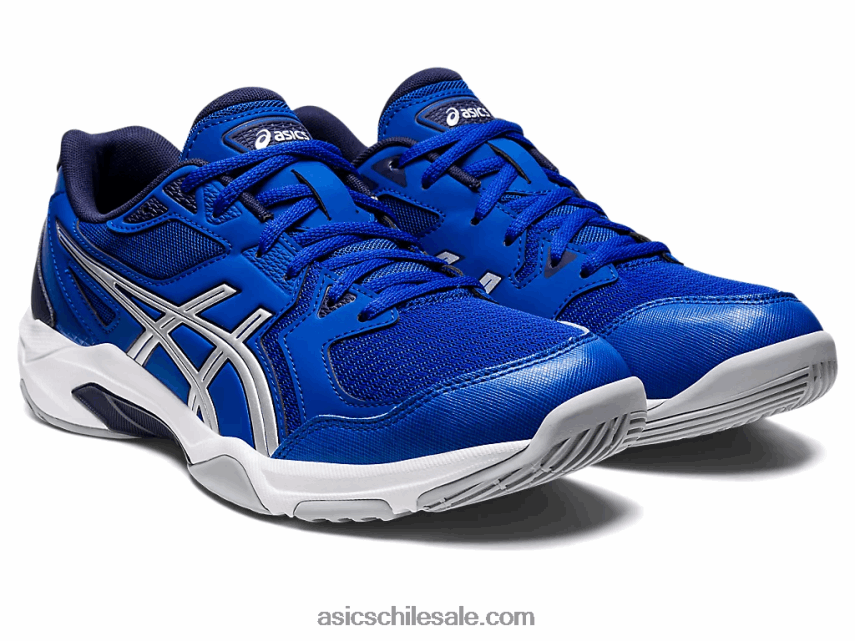 hombres Asics gel-cohete 10 R8N446897 azul/plata pura