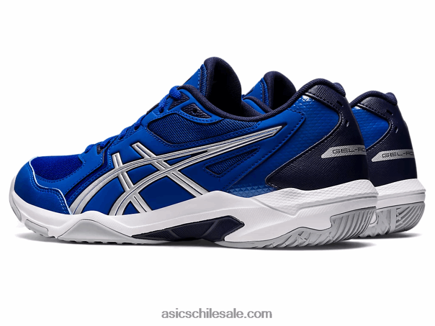 hombres Asics gel-cohete 10 R8N446897 azul/plata pura