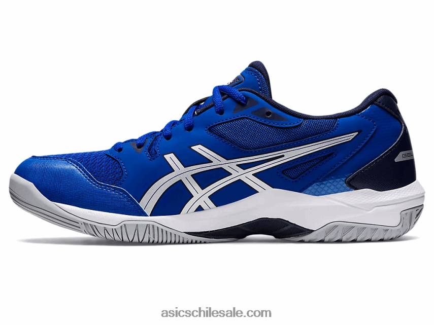 hombres Asics gel-cohete 10 R8N446897 azul/plata pura