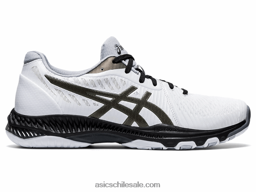 hombres Asics netburner balístico ff 2 R8N4461872 blanco/bronce