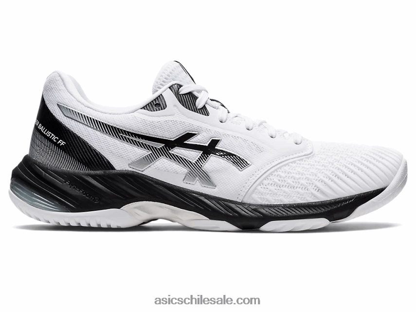hombres Asics netburner balístico ff 3 R8N4461159 blanco negro