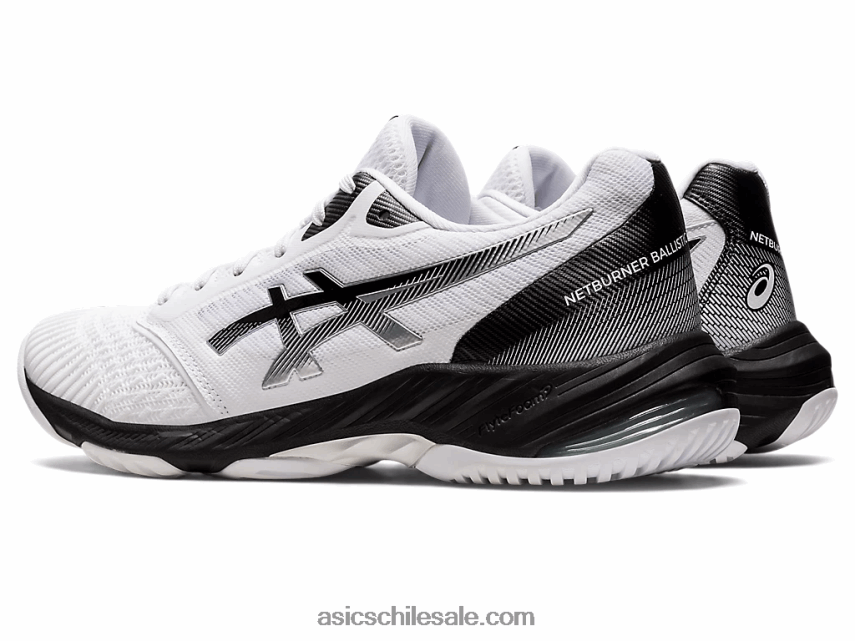 hombres Asics netburner balístico ff 3 R8N4461159 blanco negro