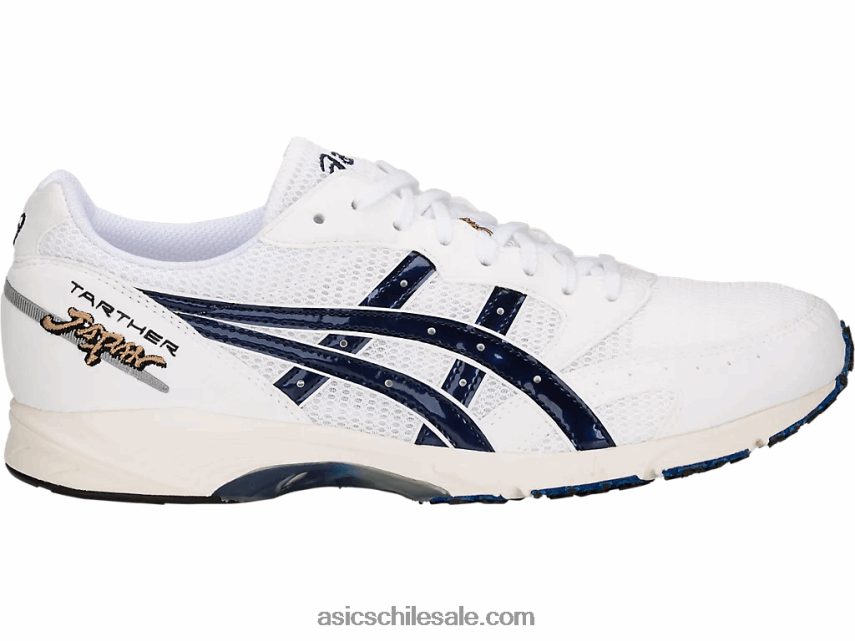 hombres Asics Tarter japón R8N4461860 estampado blanco/azul