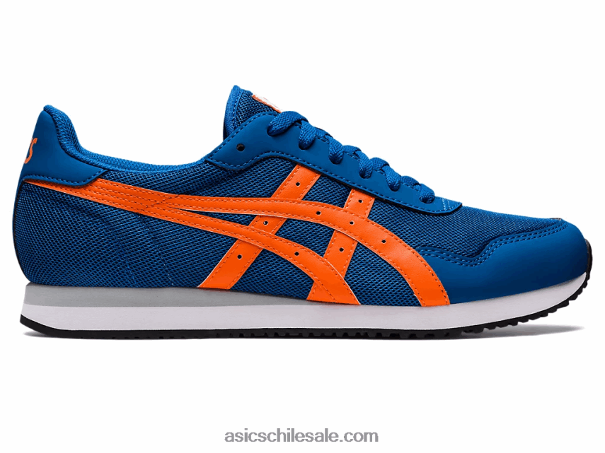hombres Asics corredor de tigre R8N4461187 unidad de lago/habanero