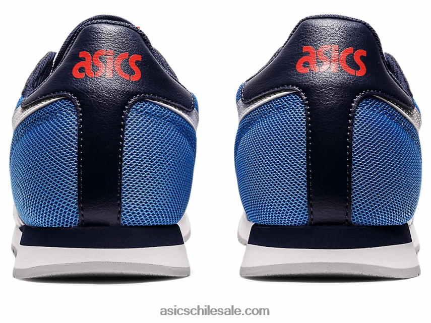 hombres Asics corredor de tigre R8N4461188 costa azul/blanco