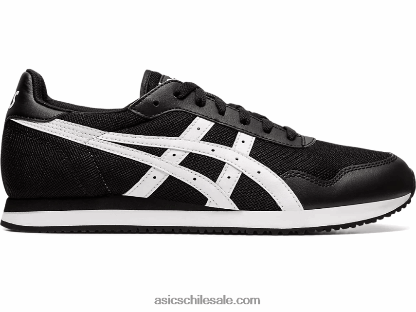 hombres Asics corredor de tigre R8N4462107 blanco negro