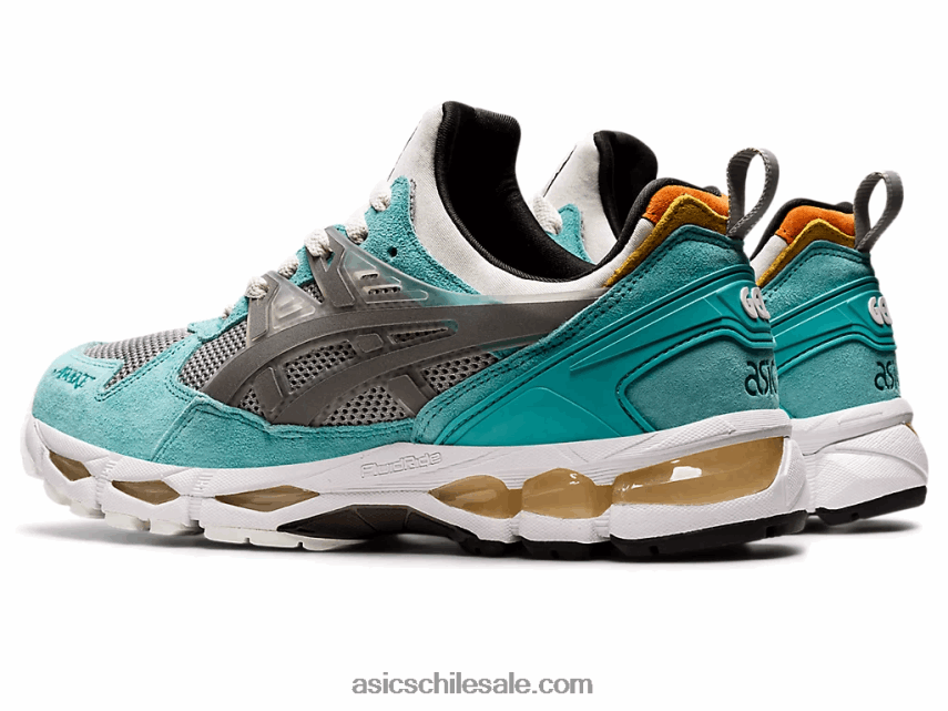 hombres Asics entrenador gel-kayano 21 R8N4461545 verde azulado/plata pura