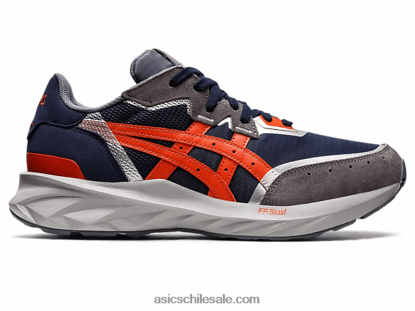 hombres Asics explosión tartera R8N4461540 medianoche/arcilla roja