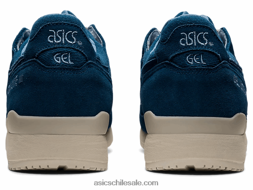 hombres Asics gel-lyte iii og R8N4461294 índigo claro/gris humo