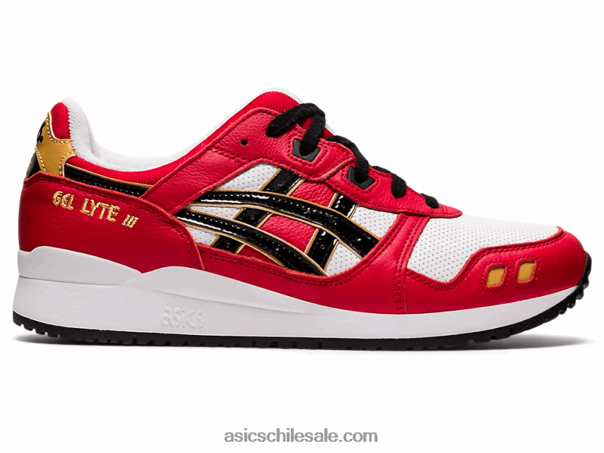 hombres Asics gel-lyte iii og R8N4461656 rojo clásico/negro