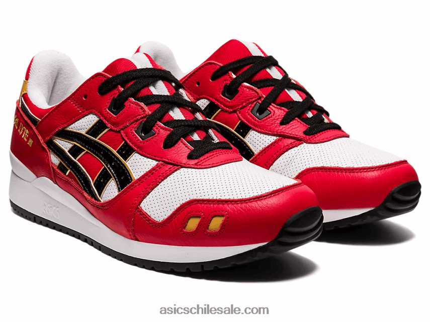 hombres Asics gel-lyte iii og R8N4461656 rojo clásico/negro