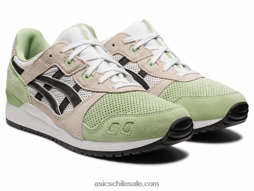 hombres Asics gel-lyte iii og R8N446964 jade/gris obsidiana