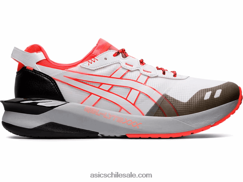 hombres Asics gel-lyte xxx R8N4462092 blanco/coral relámpago