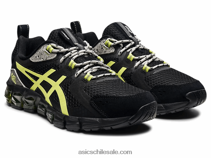 hombres Asics gel-quantum 180 R8N4461544 negro/amarillo brillante