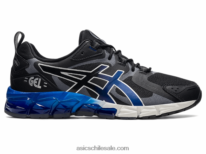 hombres Asics gel-quantum 180 R8N4461855 negro/azul mónaco
