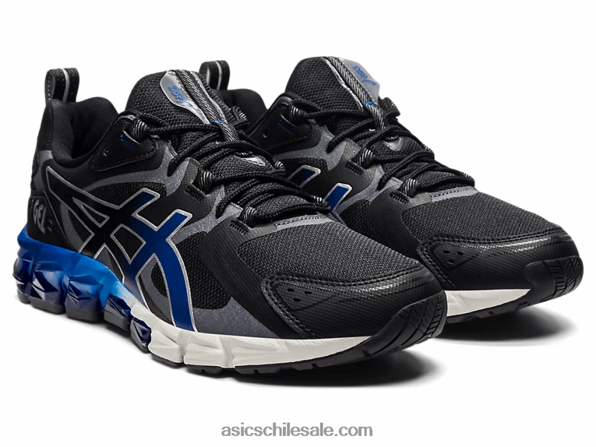 hombres Asics gel-quantum 180 R8N4461855 negro/azul mónaco