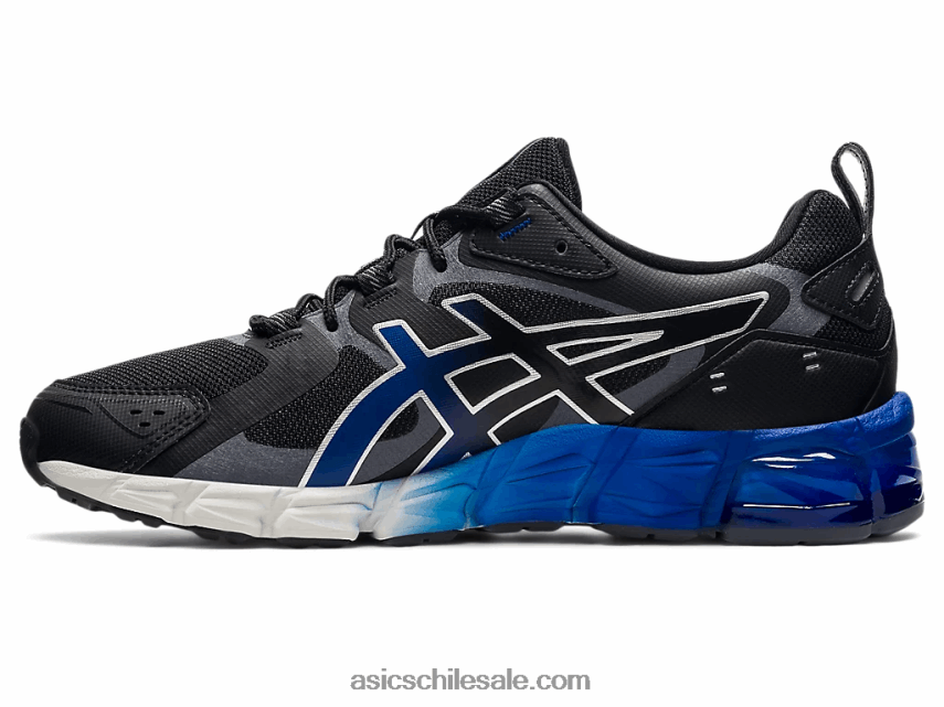 hombres Asics gel-quantum 180 R8N4461855 negro/azul mónaco