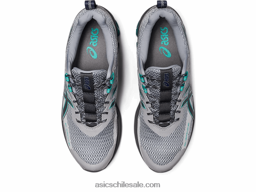 hombres Asics gel-quantum 180 vii R8N446114 gris glaciar/cascada