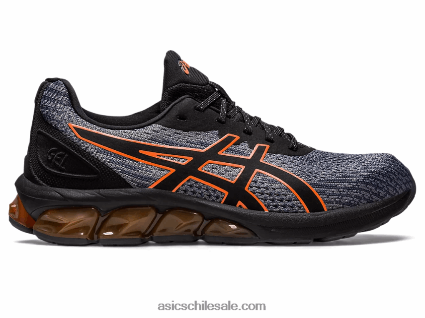 hombres Asics gel-quantum 180 vii R8N44655 gris arcilla/negro