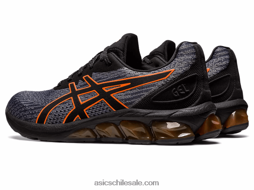 hombres Asics gel-quantum 180 vii R8N44655 gris arcilla/negro