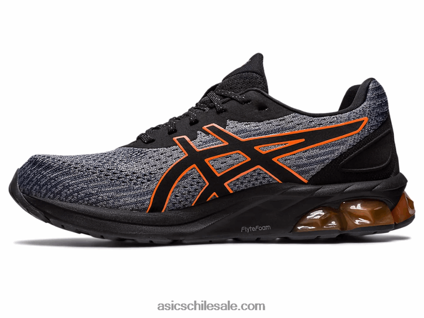 hombres Asics gel-quantum 180 vii R8N44655 gris arcilla/negro
