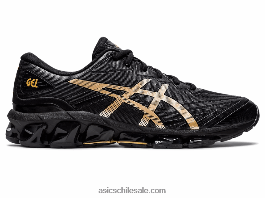 hombres Asics gel-quantum 360 vii R8N4461209 negro/oro puro