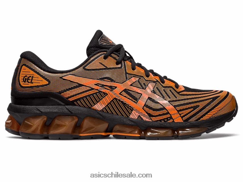 hombres Asics gel-quantum 360 vii R8N446615 negro/habanero
