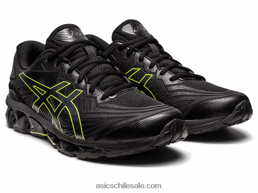 hombres Asics gel-quantum 360 vii R8N446623 negro/lima neón