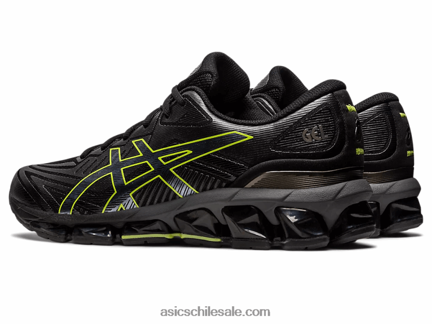 hombres Asics gel-quantum 360 vii R8N446623 negro/lima neón