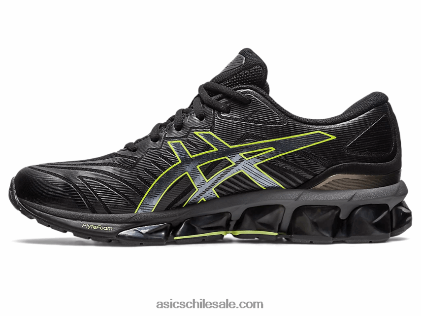 hombres Asics gel-quantum 360 vii R8N446623 negro/lima neón