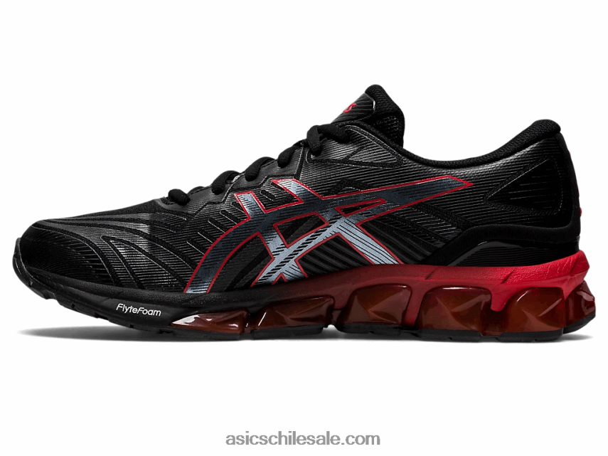 hombres Asics gel-quantum 360 vii R8N446729 alerta negra/roja